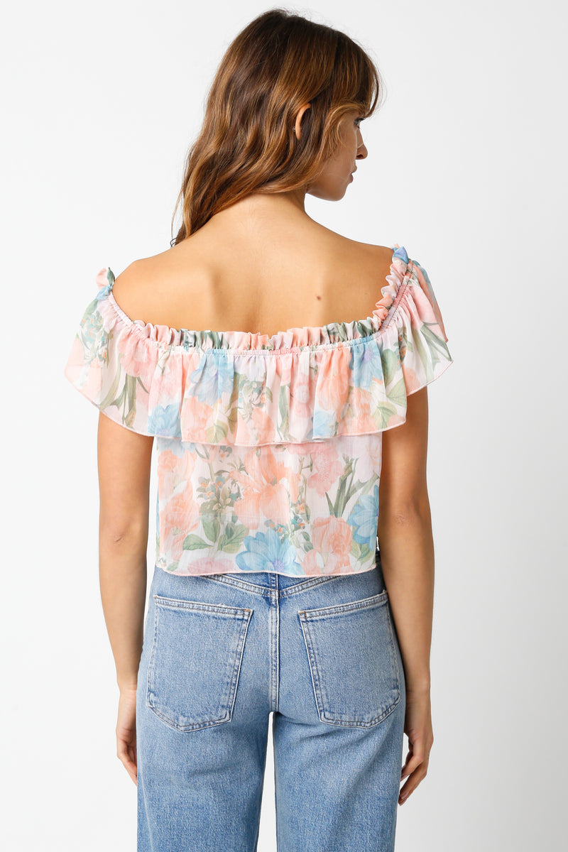 FINAL SALE Kiera Floral Off the Shoulder Top