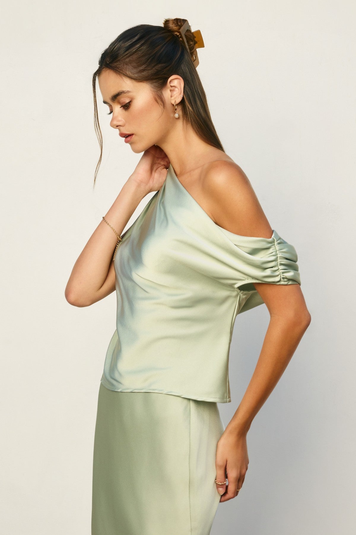 Melinda Sage Asymmetrical Top