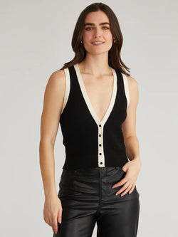 525 | Caludia Vest | Black Multi