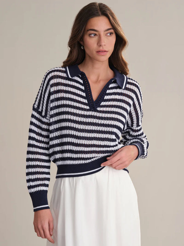 525 | Kimberly Striped Tipping Cardigan