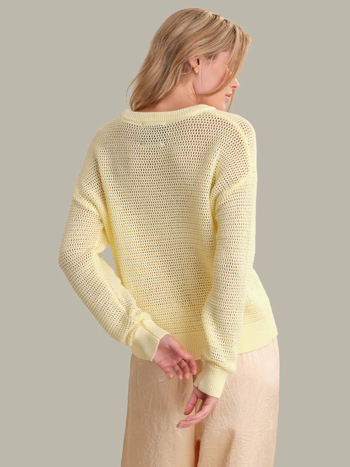Iris Cotton Open Stitch Sweater
