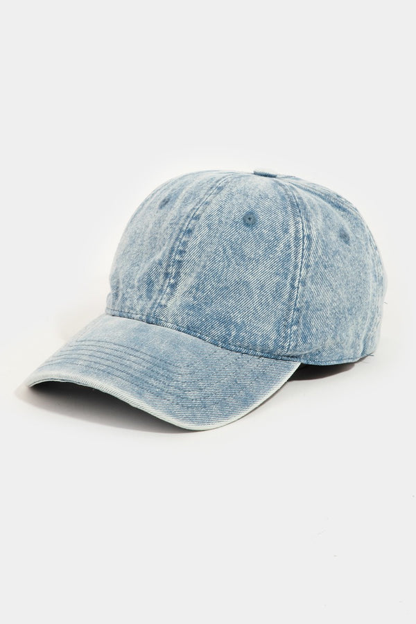 Demi Baseball Cap | Light Denim