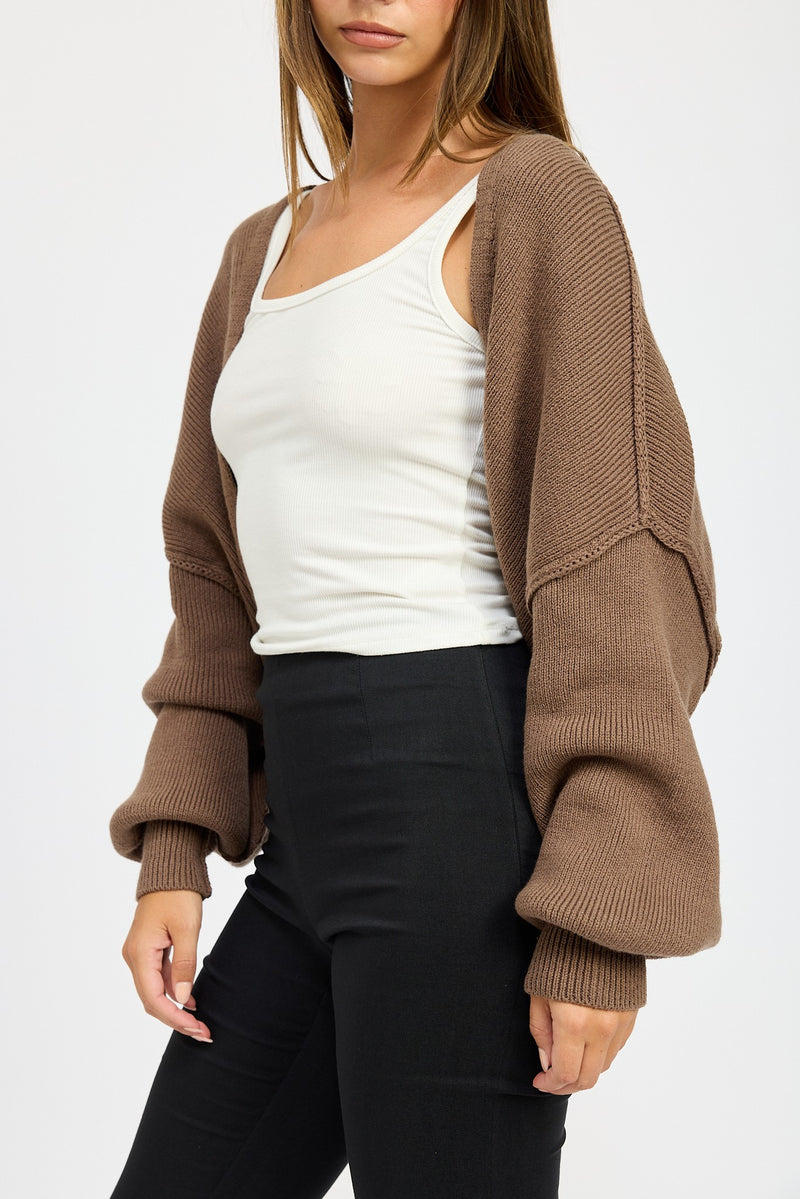 Shannon Oversized Knit Shrug