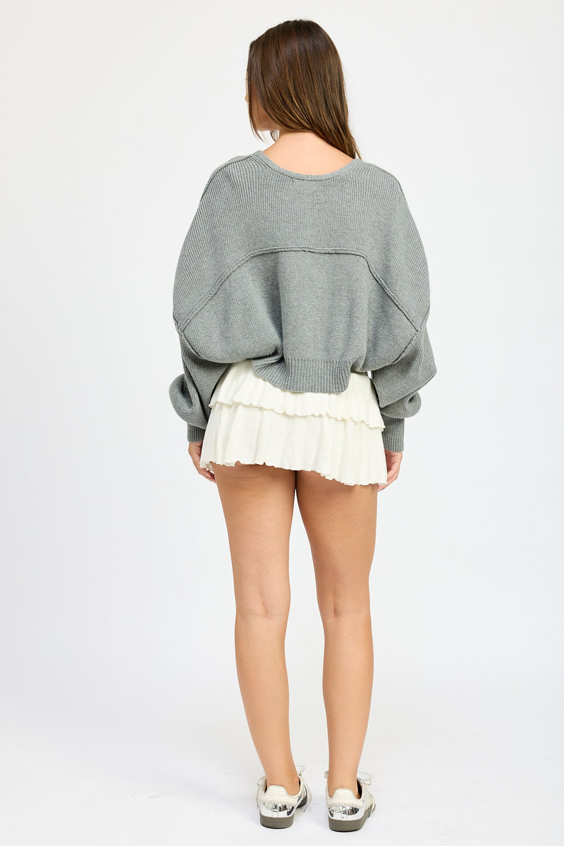 Shannon Oversized Knit Shrug