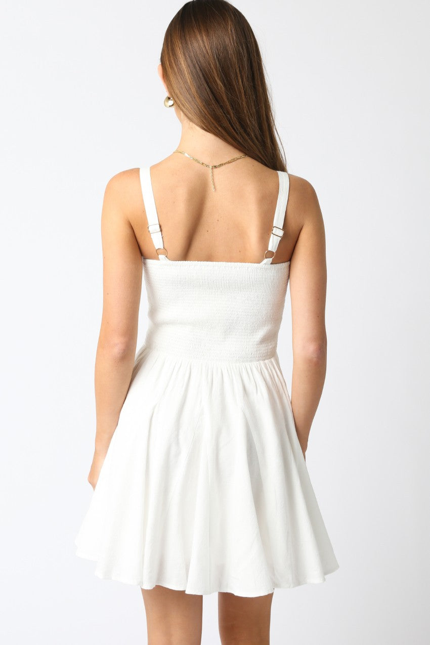 Avery Mini Dress | White