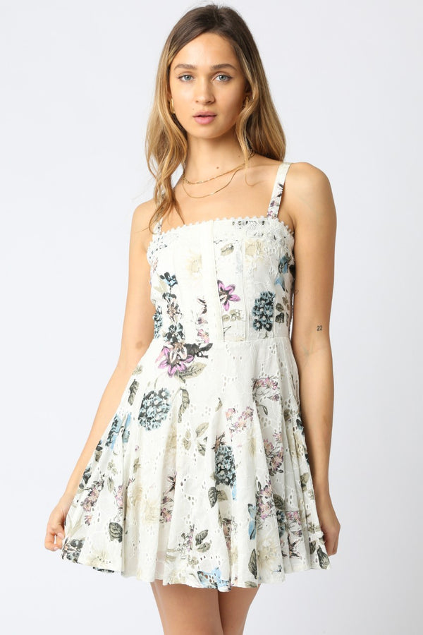 Avery Floral Mini Dress