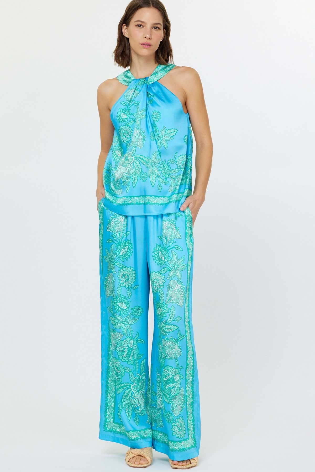 Aylani Pailsey Halter Top