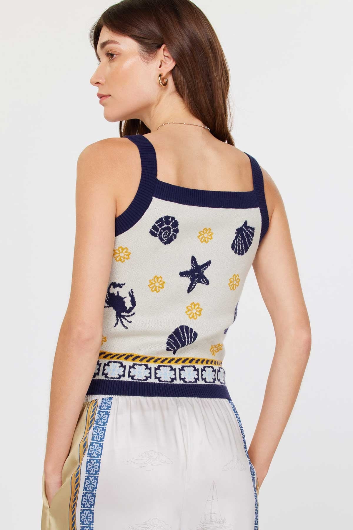 Kai Seashell Sweater Tank Top