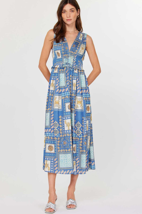 Current Air | Coastal Midi Dress