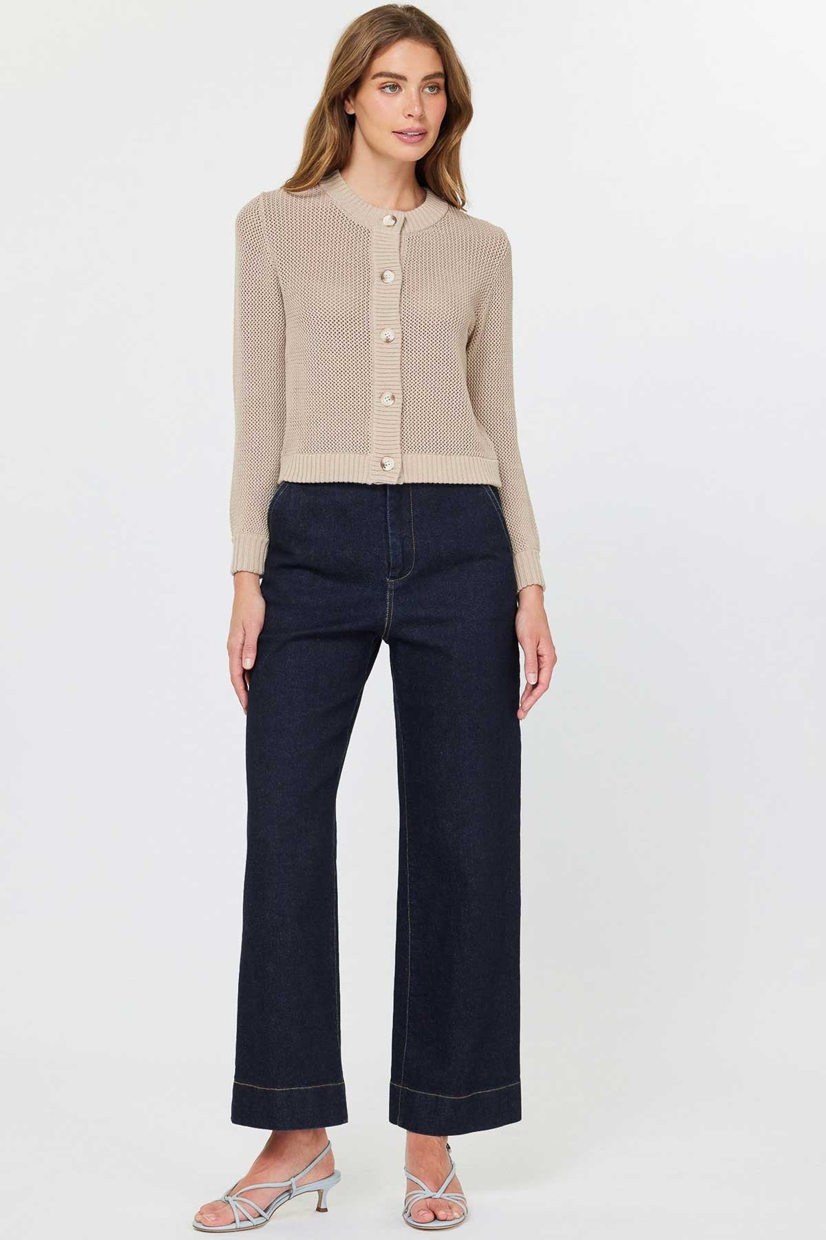 Hana Knit Cardigan | Taupe