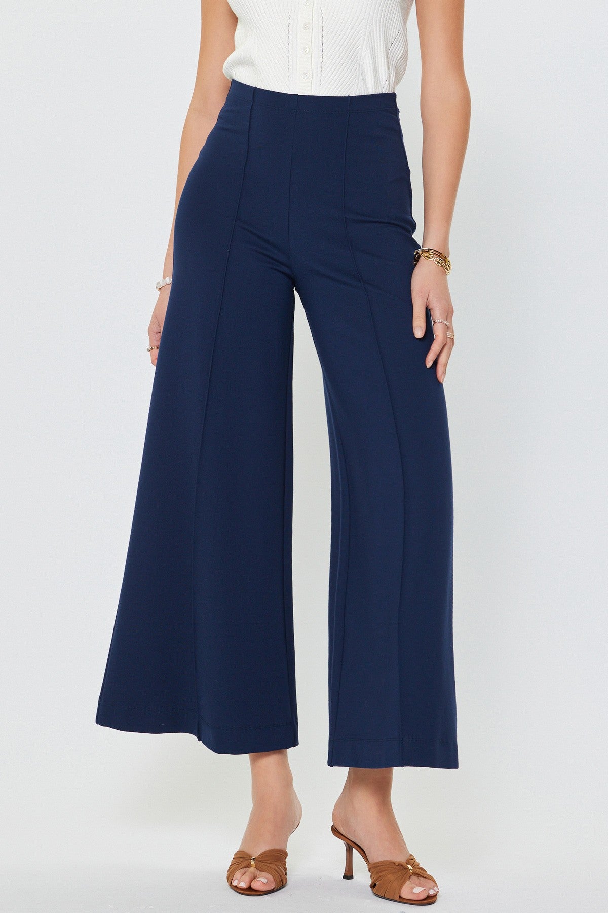 Jules Wide Leg Ponte Pants