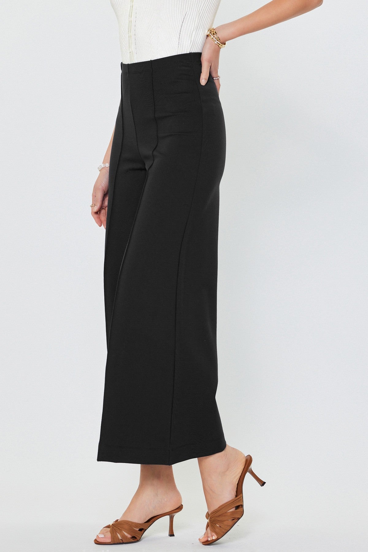 Jules Wide Leg Ponte Pants