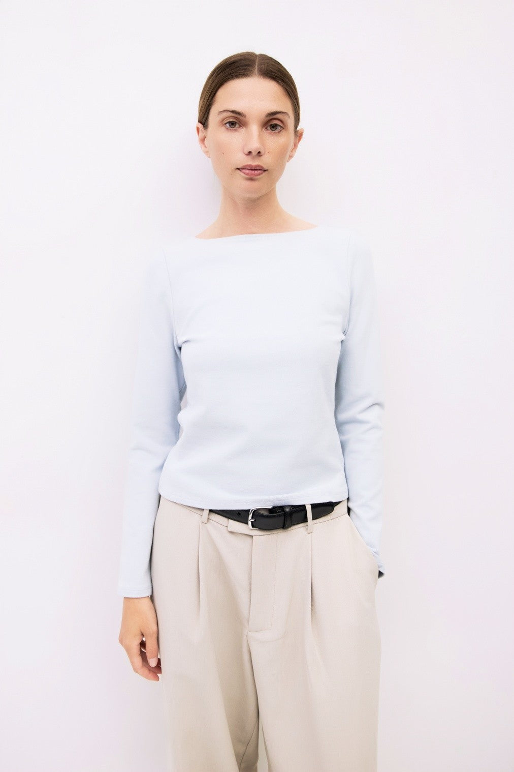 Martina Heathered Gray Top