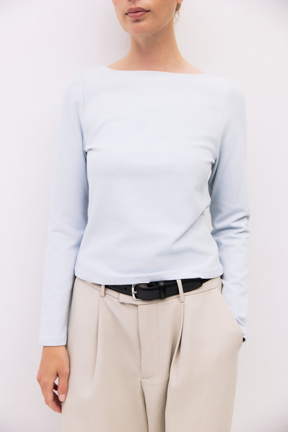 Martina Heathered Gray Top