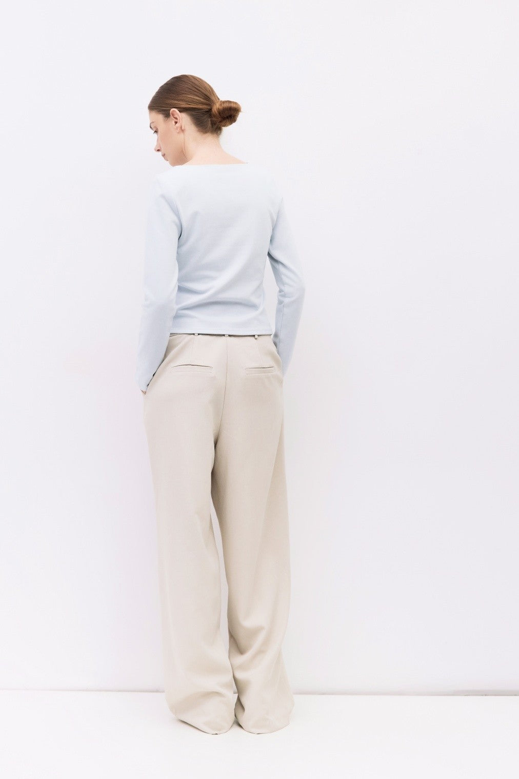 Martina Heathered Gray Top