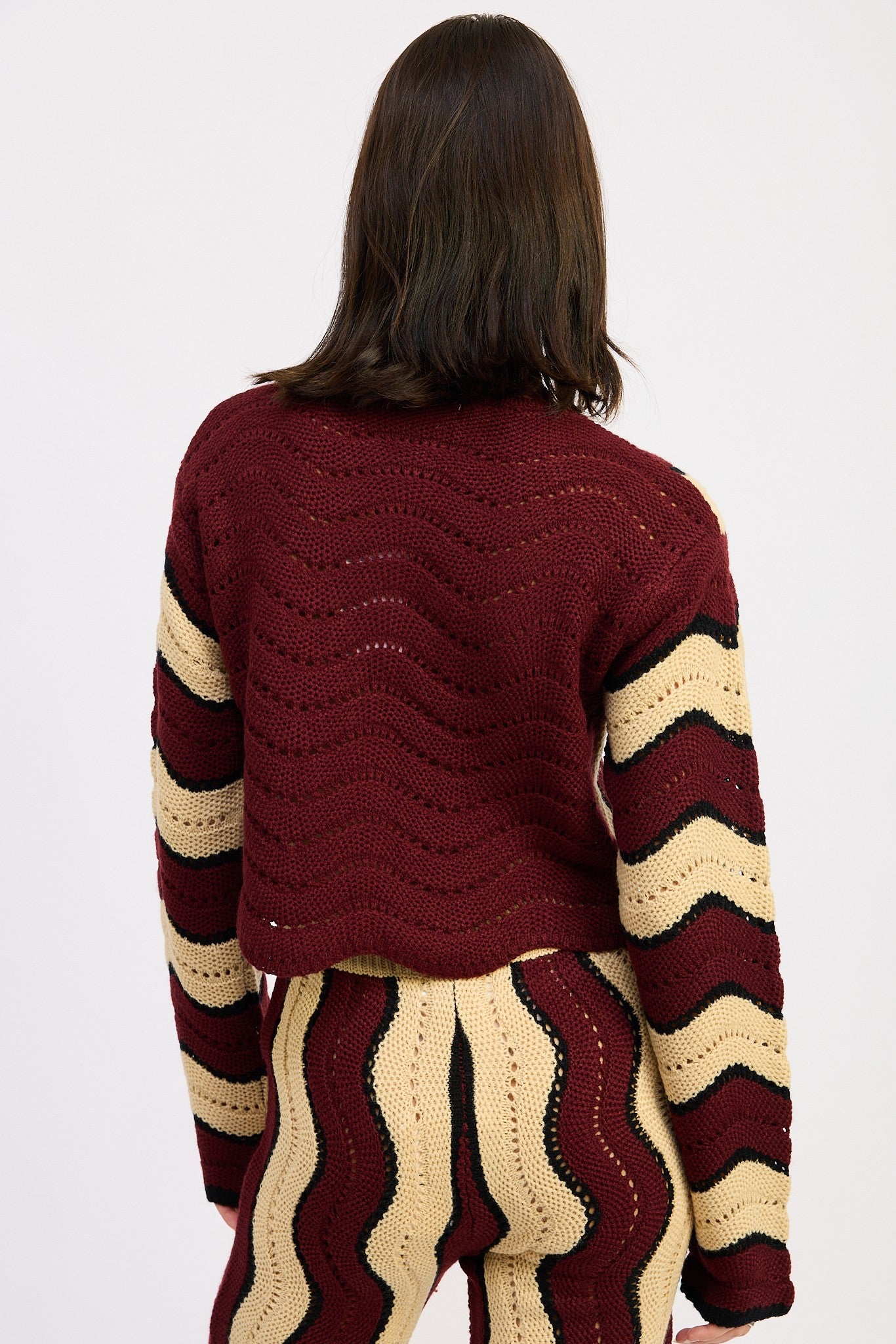 Paris Wave Knit Cardigan