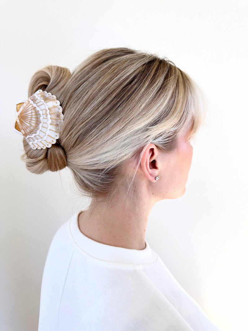 Sea Shell Claw Hair Clip