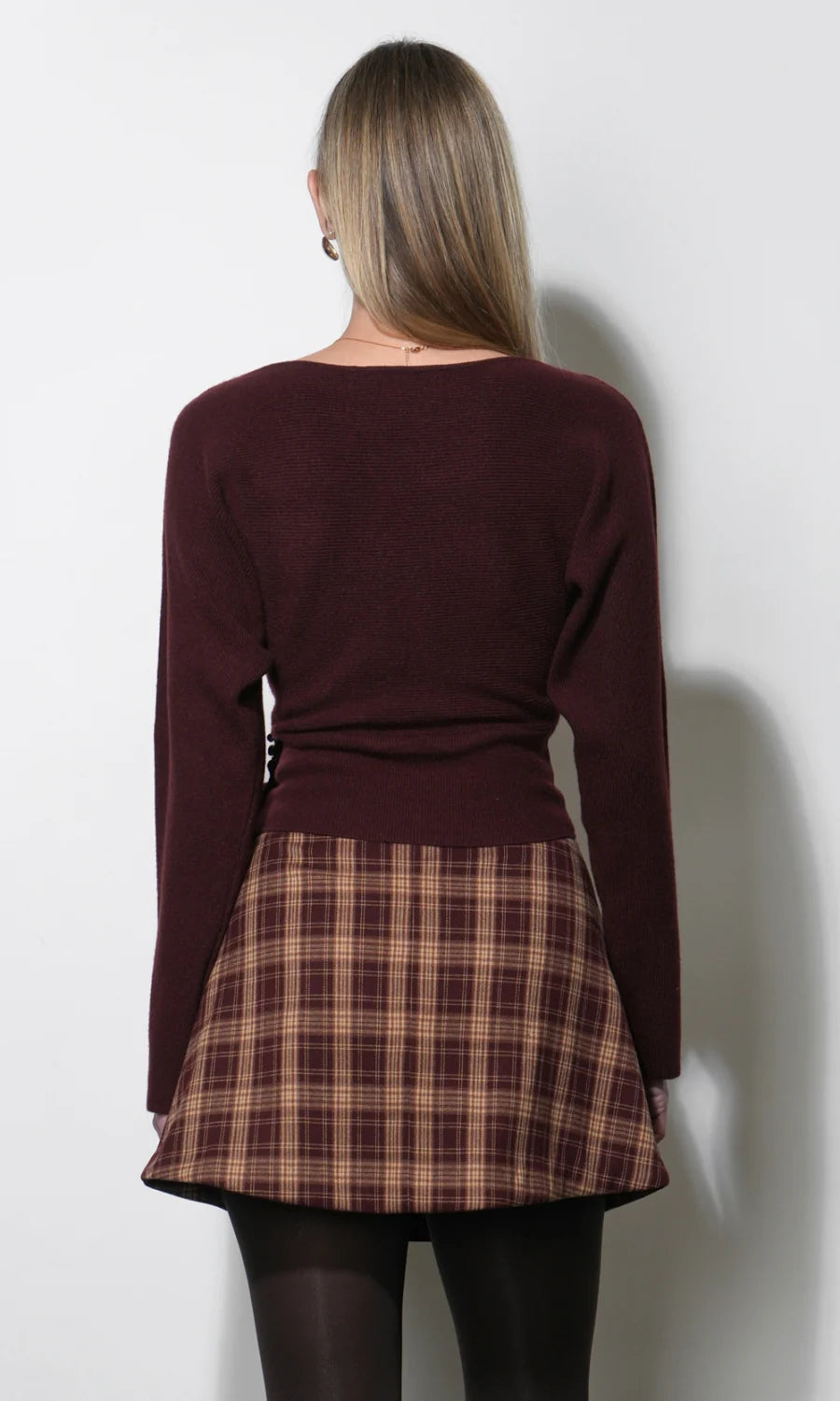 Geylin Miller Side Cinched Dolman Sweater