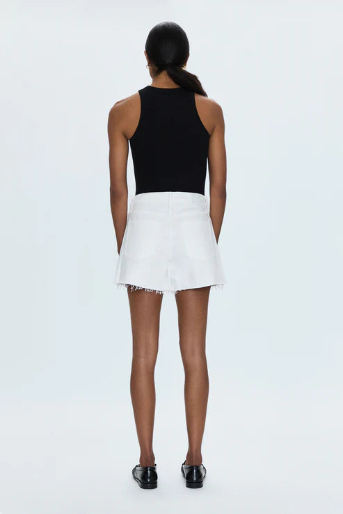 Pistola Kennedy Mid Rise Cut Off Short Antique White