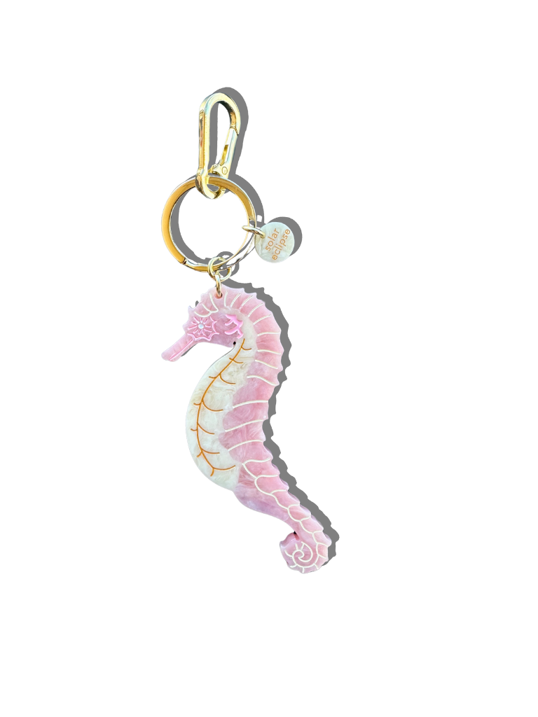 Solar Eclipse | Seahorse Bag Charm + Keychain