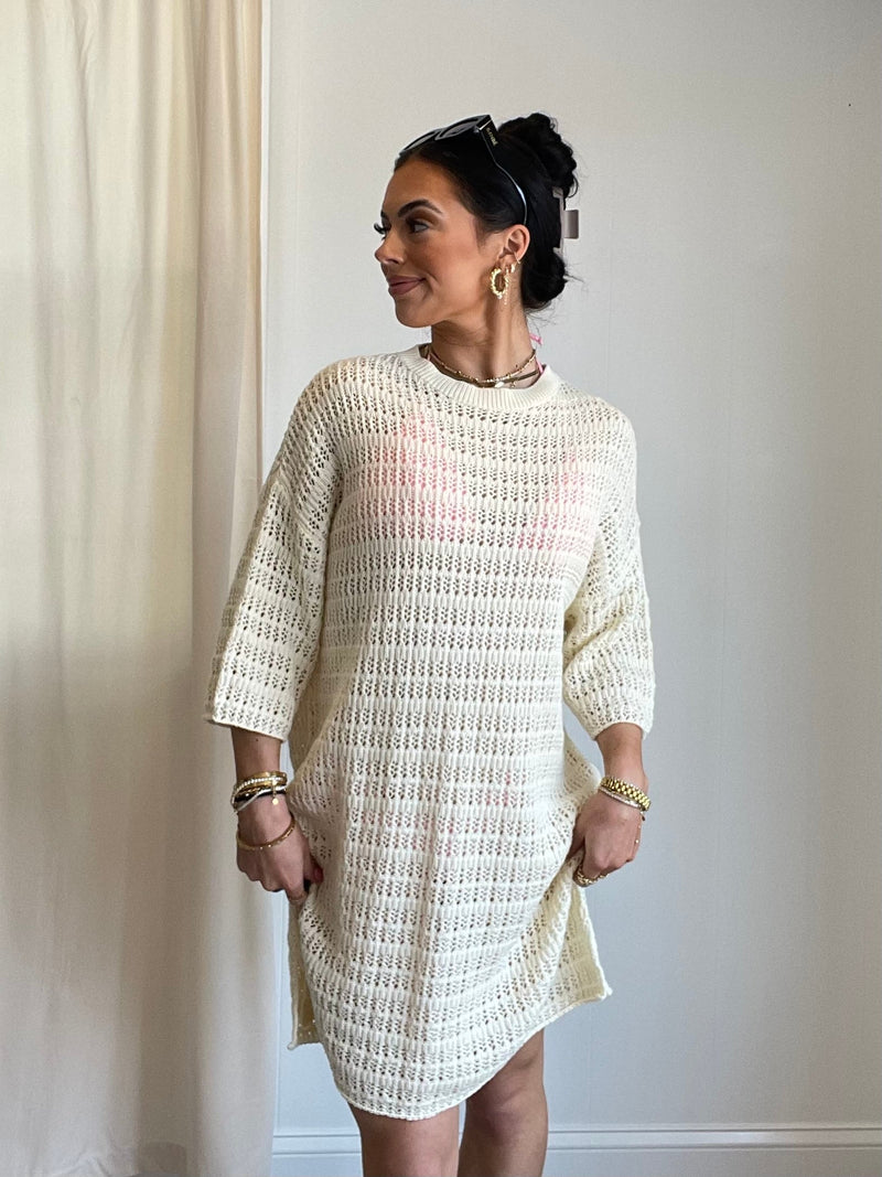 FINAL SALE Erica Tunic Sweater | Cream