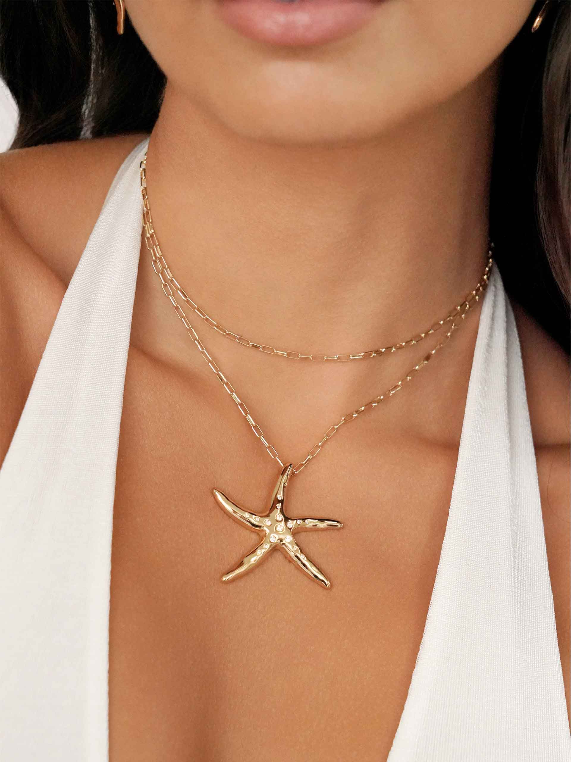 Starfish Luxe Pendant Necklace