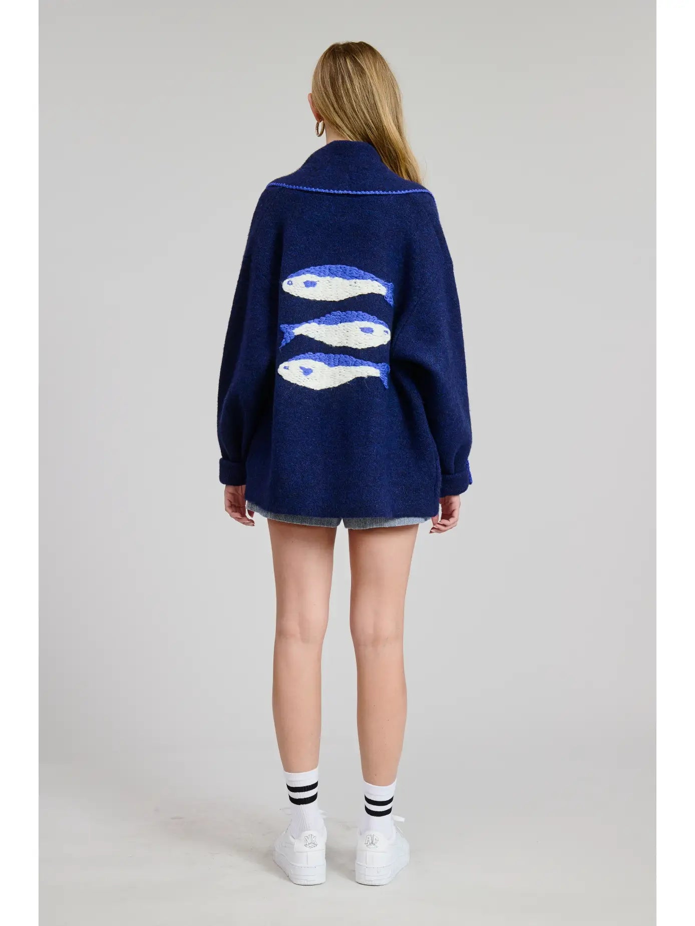 Fish Cardigan