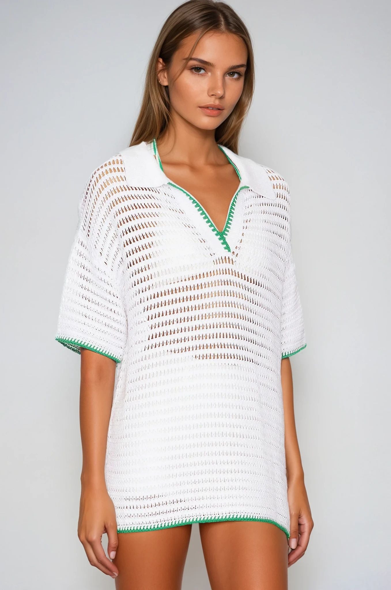 Kacey Open Stitch Top