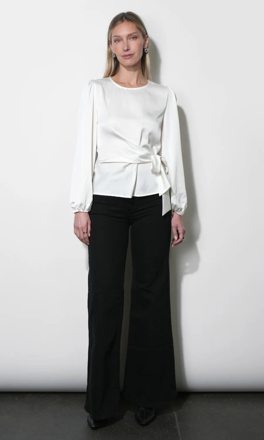 Greylin Lola Ivory Side Tie Blouse