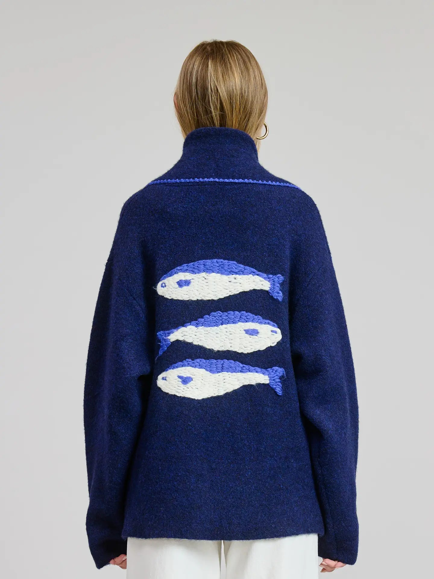 Fish Cardigan