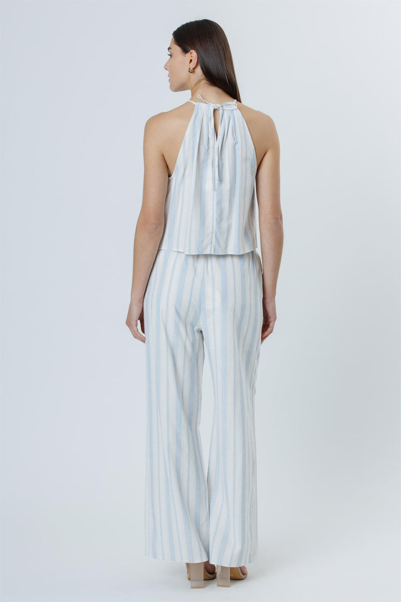 Santorini Striped Wide Leg Pants