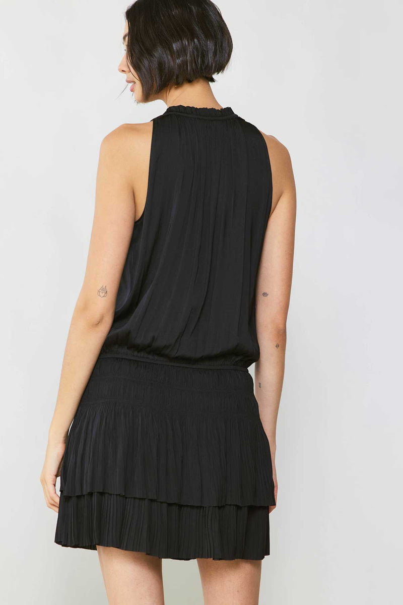 Current Air Cara Sleeveless Pleated Mini Dress