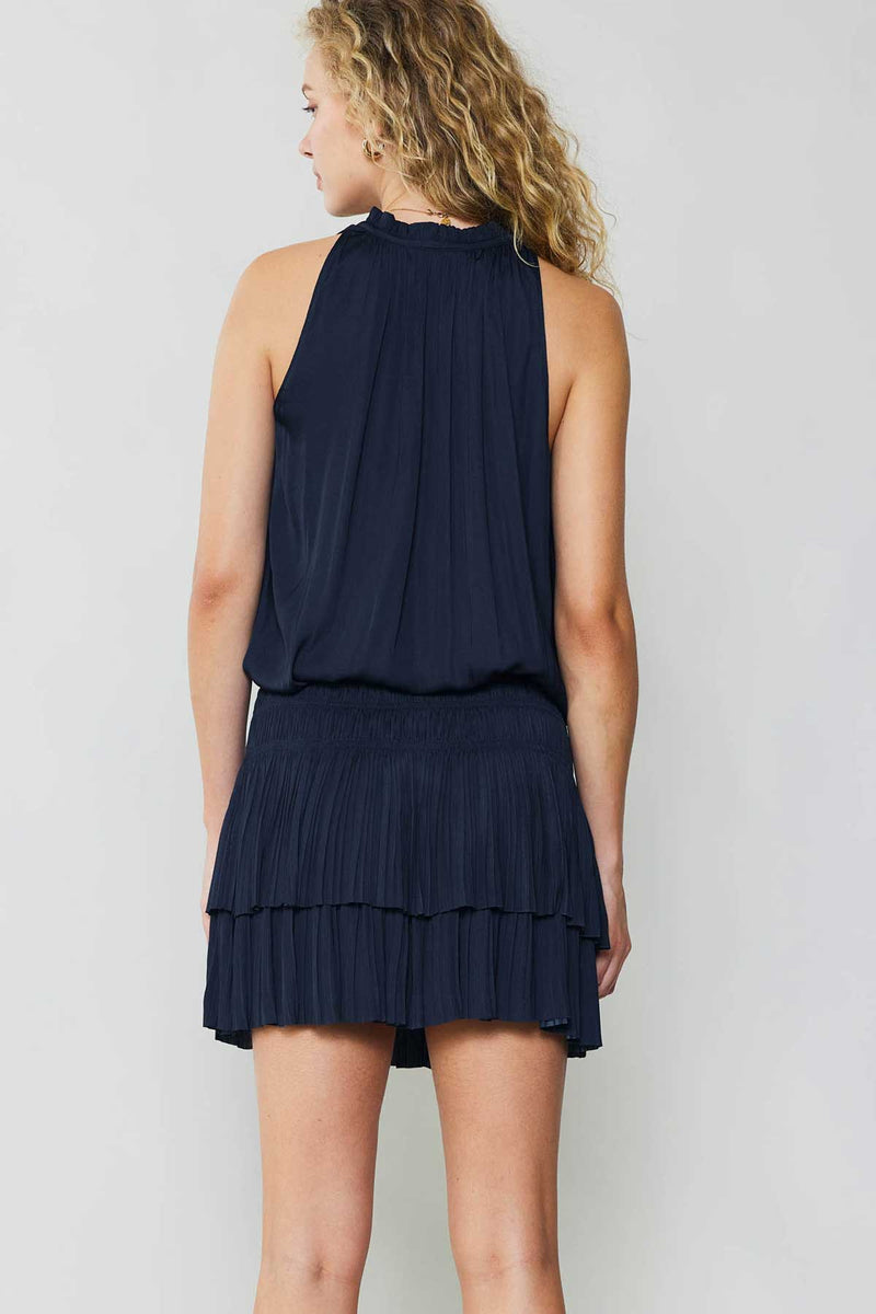 Current Air Cara Sleeveless Pleated Mini Dress