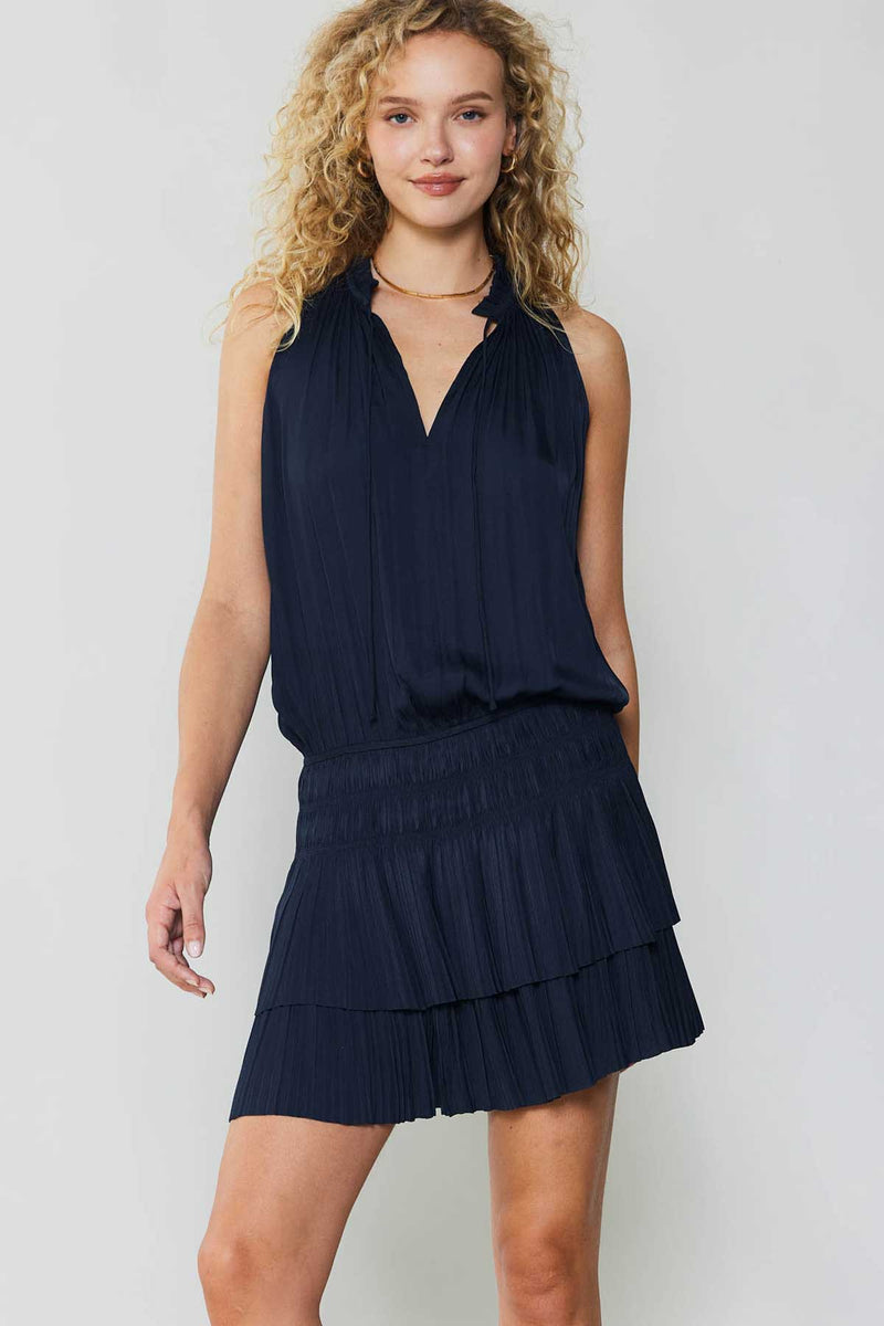 Current Air Cara Sleeveless Pleated Mini Dress