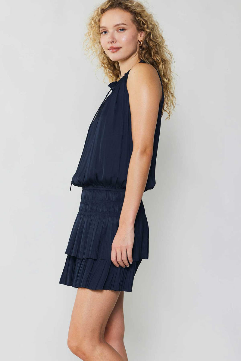 Current Air Cara Sleeveless Pleated Mini Dress