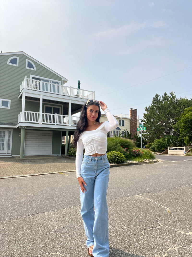 Line + Dot | Jessa Off the Shoulder Top