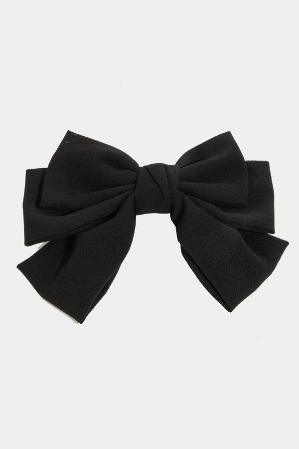 Monica Bow Hair Clip | Black