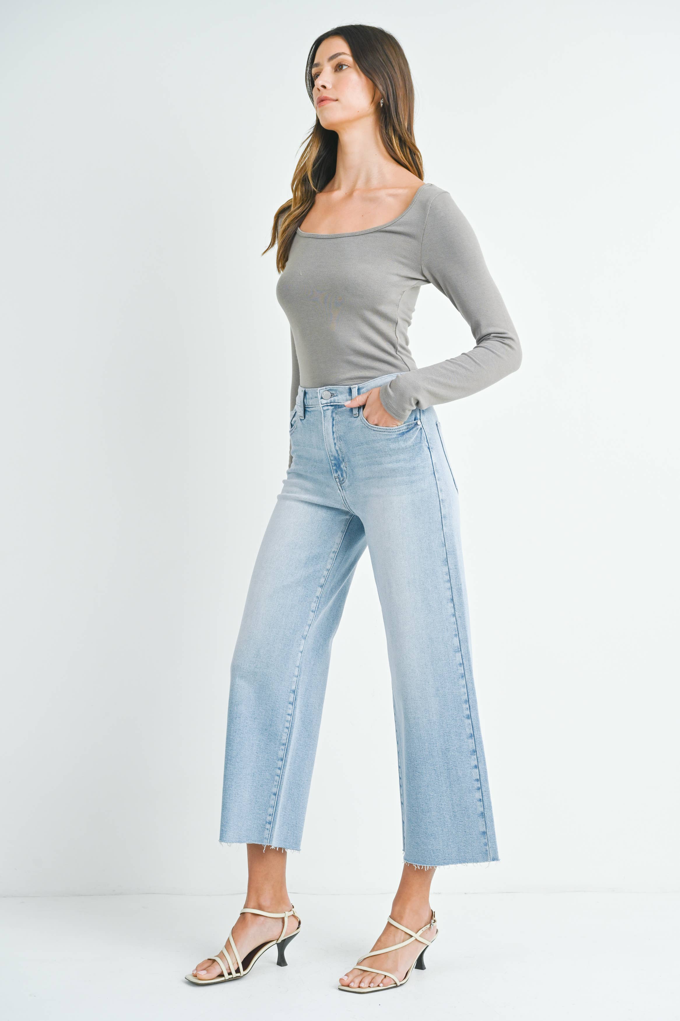 Becky Scissor Cut Wide Leg