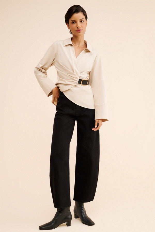 ROLLA'S | Gigi Barrel Jeans Black