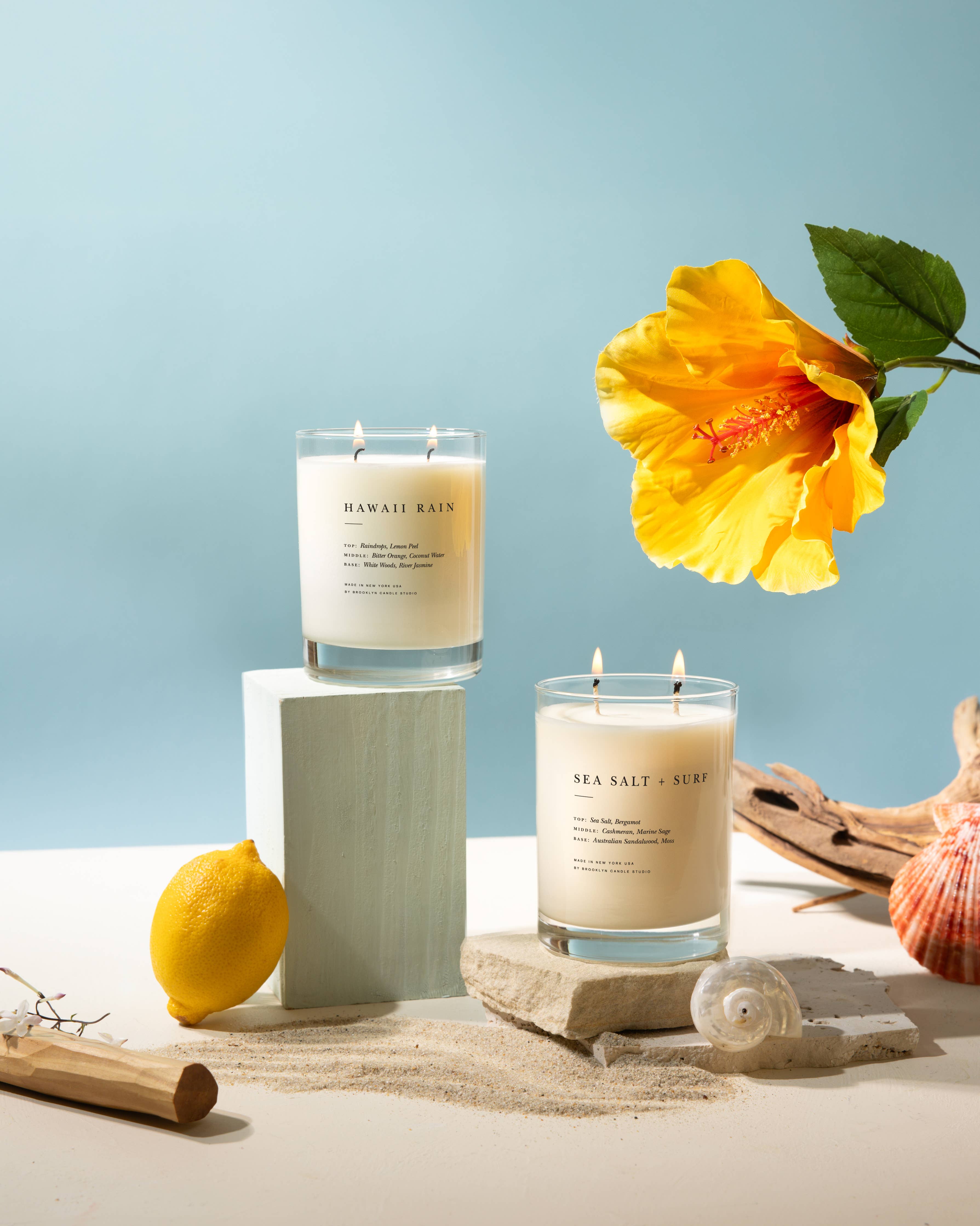 Brooklyn Candle Studio - Sea Salt + Surf 2-Wick Candle (Seasonal)