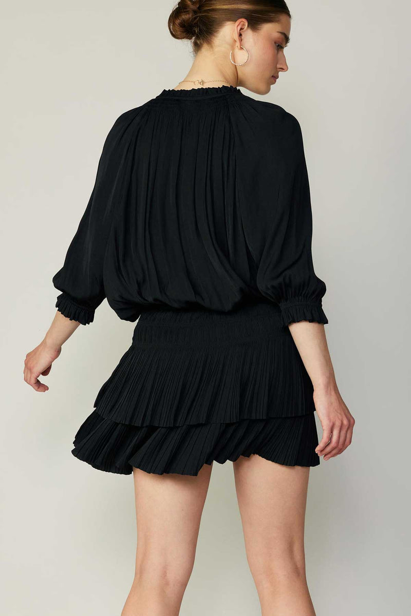 Current Air | Aurelie Pleated Mini Dress