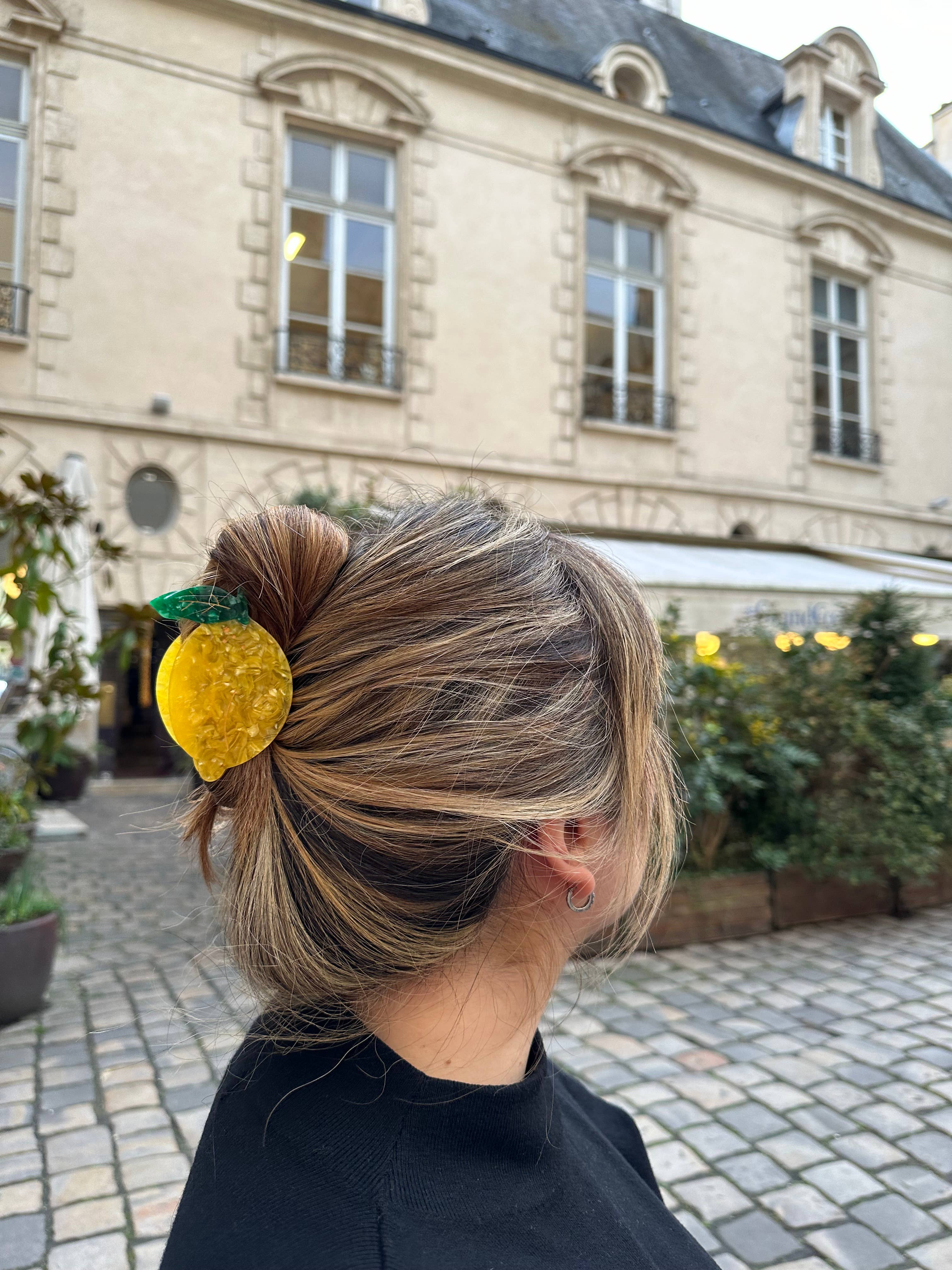 Solar Eclipse | Lemon Fruit Claw Hair Clip