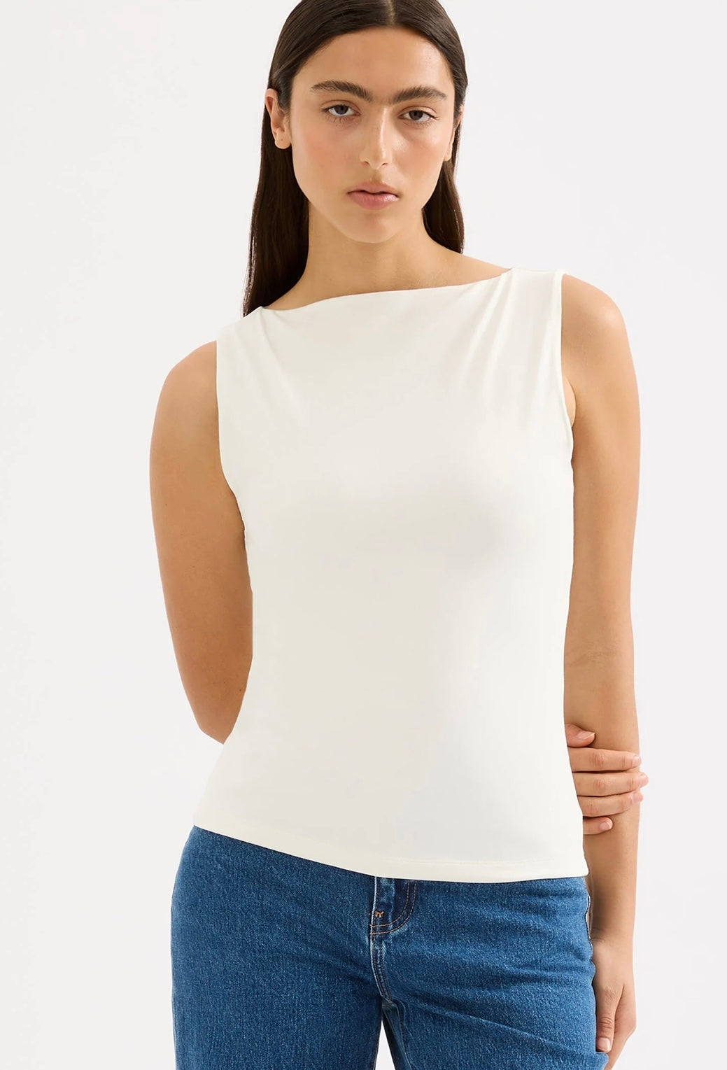 Lois Tank | White