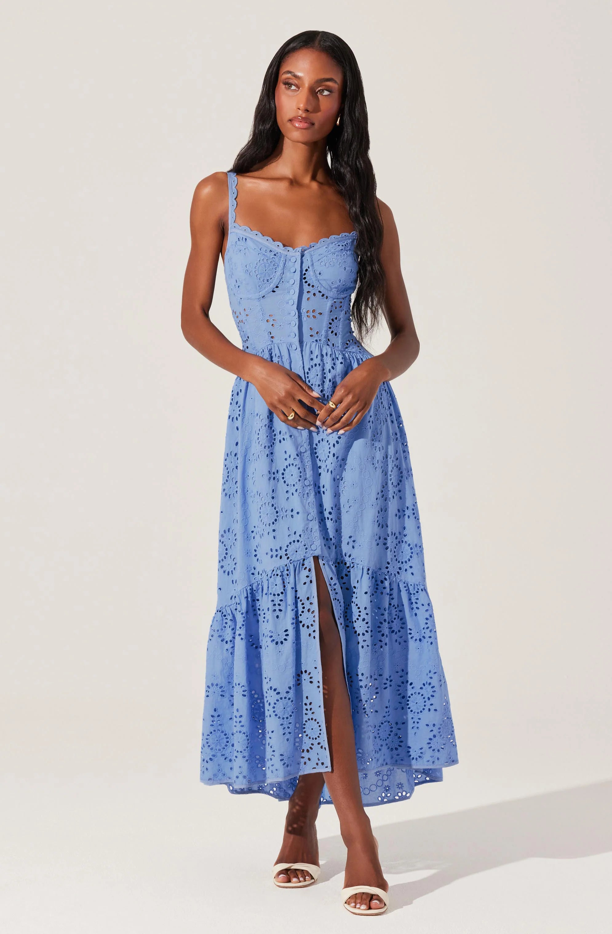 ASTR The Label | Yamila Dress | Blue