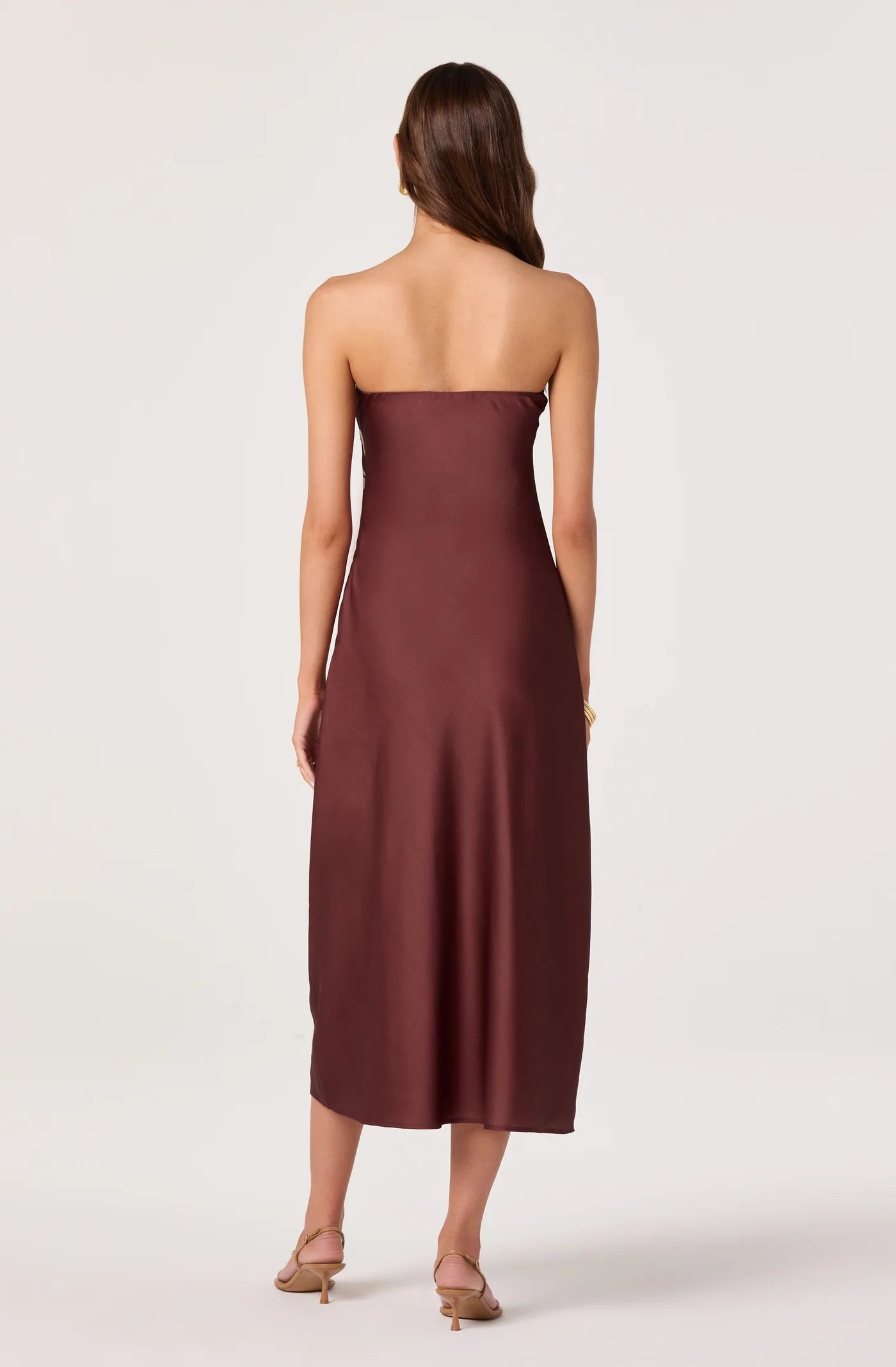 ASTR the Label Annabeth Brown Floral Dress