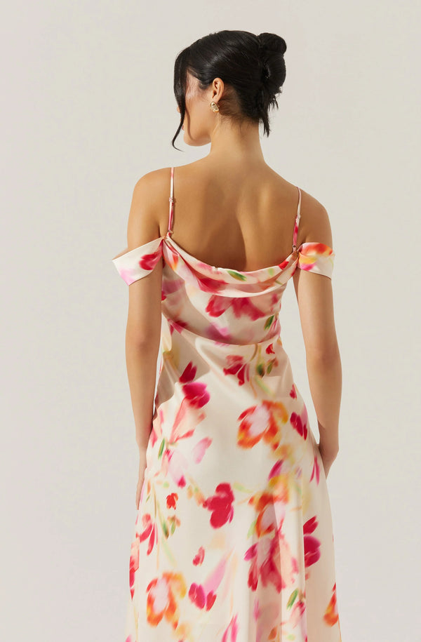 ASTR The Label | Kitura Dress | Pink Watercolor