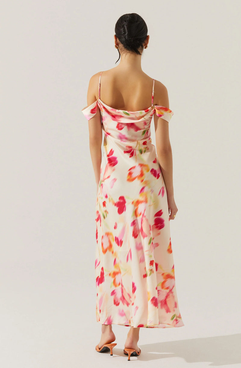 ASTR The Label | Kitura Dress | Pink Watercolor