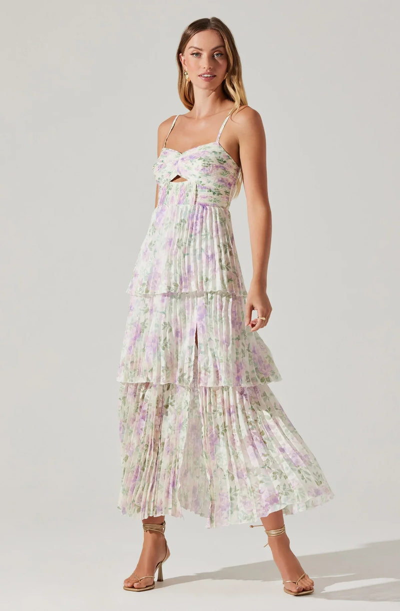 FINAL SALE ASTR the Label | Emmi Maxi Dress Purple Floral