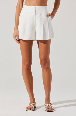 ASTR The Label | Artice Shorts | White