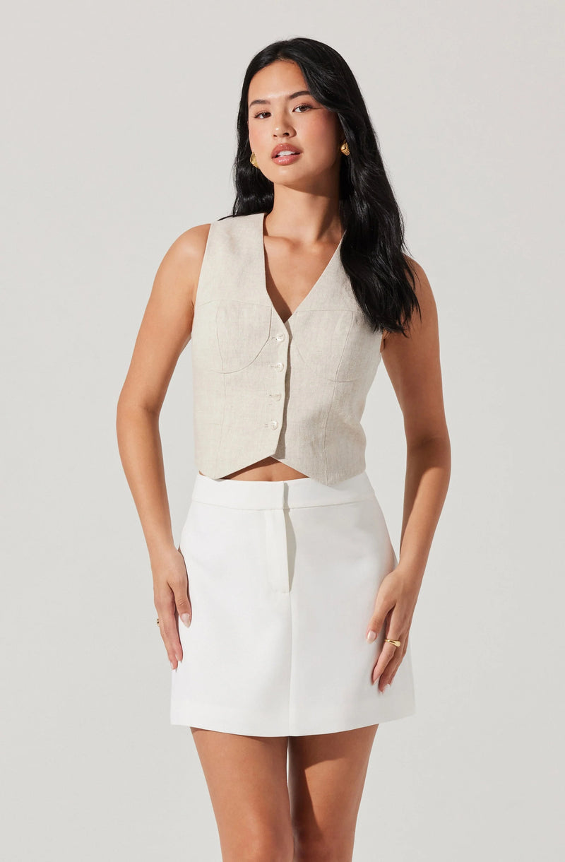 ASTR The Label | Bella Skirt | White
